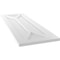 Ekena Millwork True Fit PVC San Carlos Mission Style Fixed Mount Shutters, White, 15W x 32H, PR TFP001SC15X032WH - alternate 6